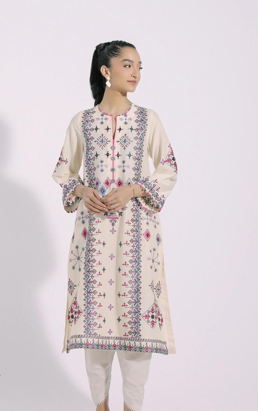Ethnic MULTI Emb kurta